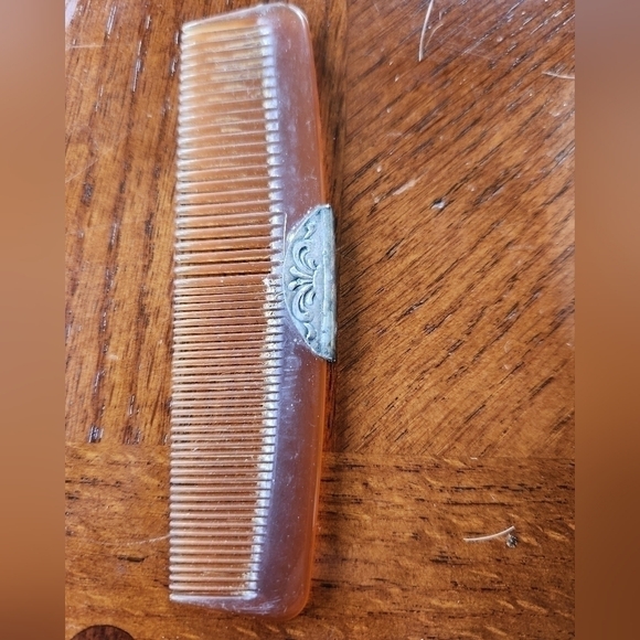 Vintage sterling silver brush set - Picture 2 of 10